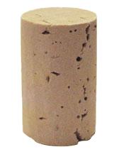 Korkprop, naturkork, 1. kvalitet, 45 x 24 mm, 100 stk